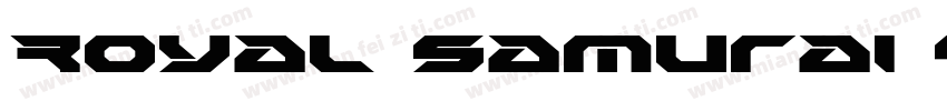 Royal Samurai Title字体转换
